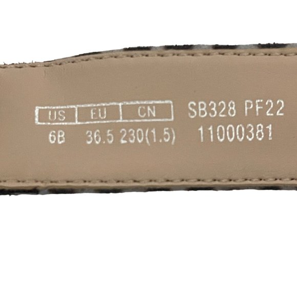 Stuart Weitzman Vail Sports Slingback Sandal Women's Gray Spotted, Size 6B NWOB - Picture 10 of 10